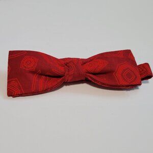 Handmade bow tie Red